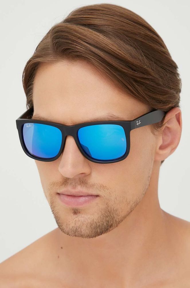 Ray-Ban - Окуляри Justin колір чорний (796066)