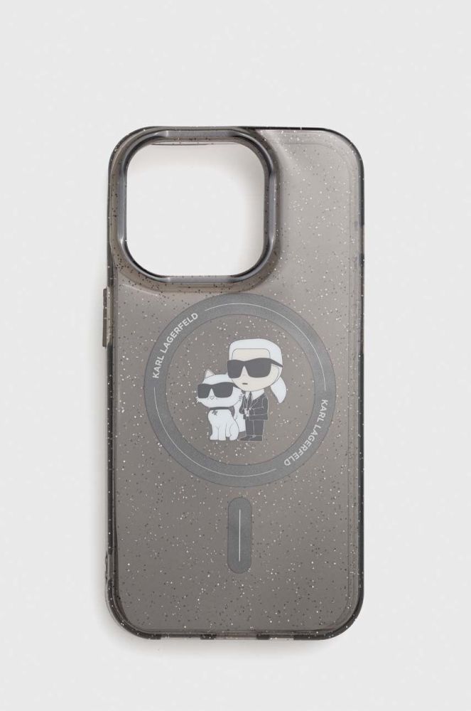 Чохол на телефон Karl Lagerfeld iPhone 15 Pro 6.1 колір чорний (3646371)