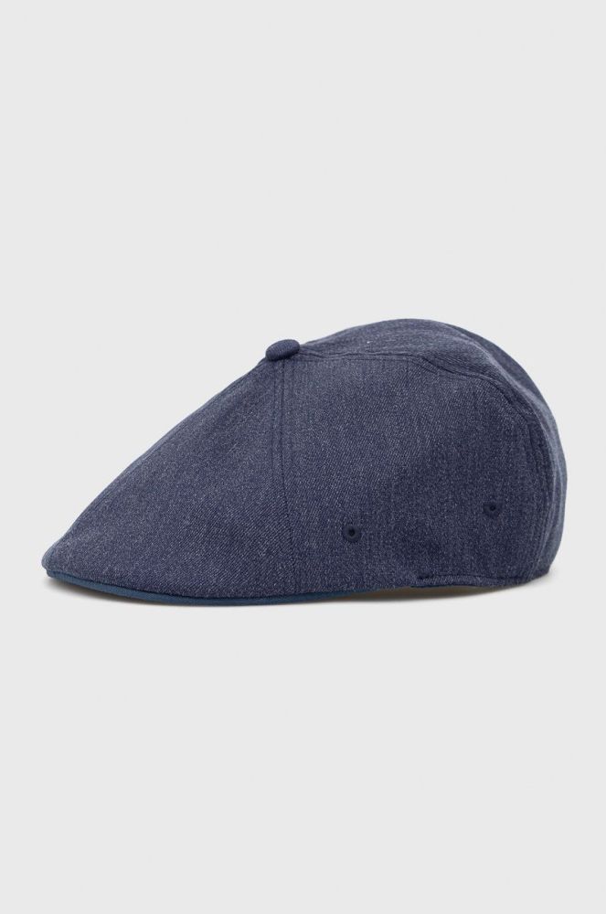 Кашкет з домішкою вовни Kangol колір синій (2269588)