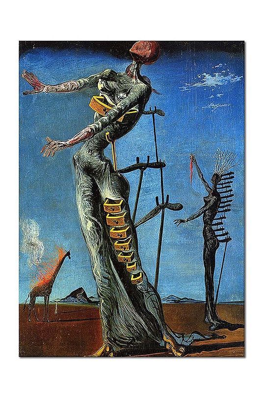 Репродукція Salvador Dali, P?on?ca ?yrafa 40x50 cm колір барвистий