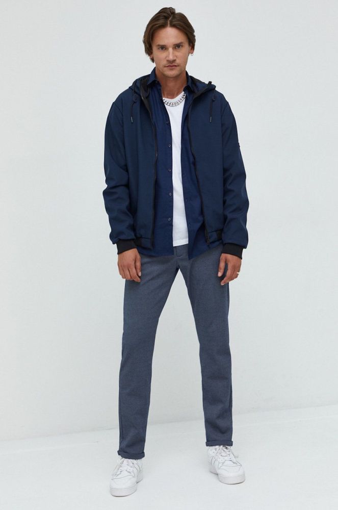 Куртка Jack & Jones Jcoclassic чоловіча колір синій перехідна