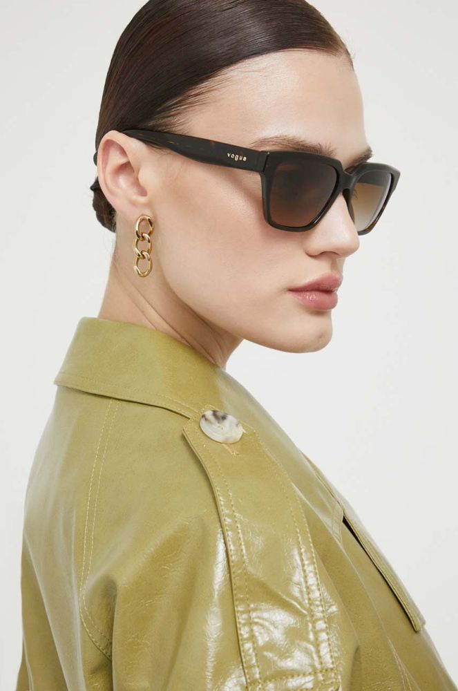 Сонцезахисні окуляри VOGUE жіночі колір коричневий (3169259)