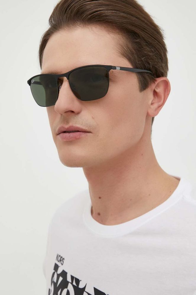 Сонцезахисні окуляри Ray-Ban чоловічі колір чорний (2283585)