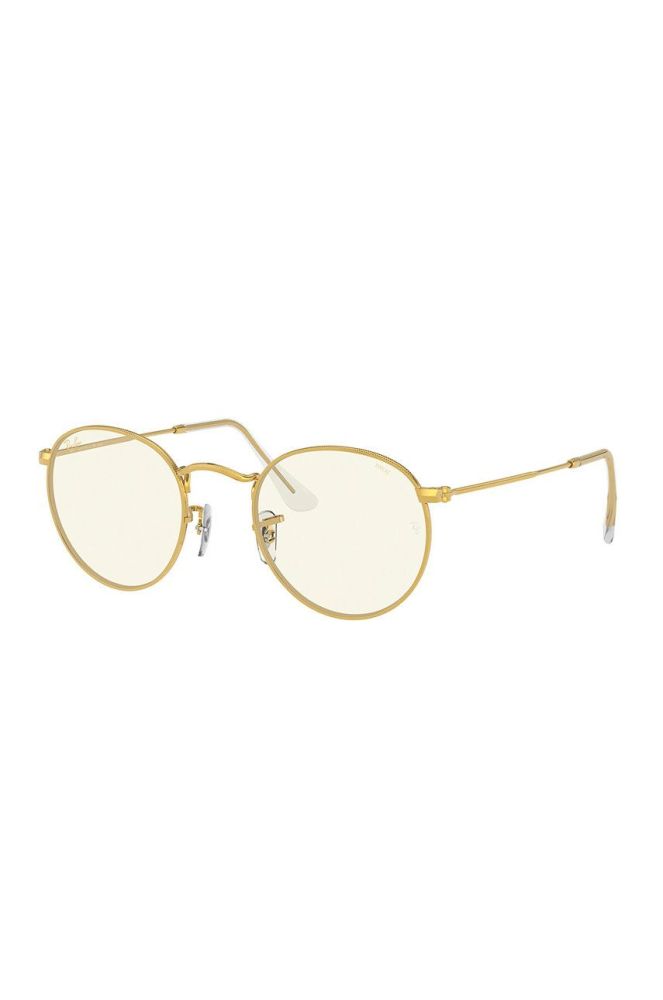 Ray-Ban - Окуляри ROUND колір прозорий