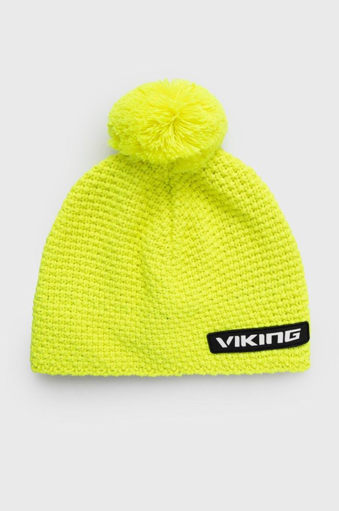Шапка Viking колір жовтий вовна