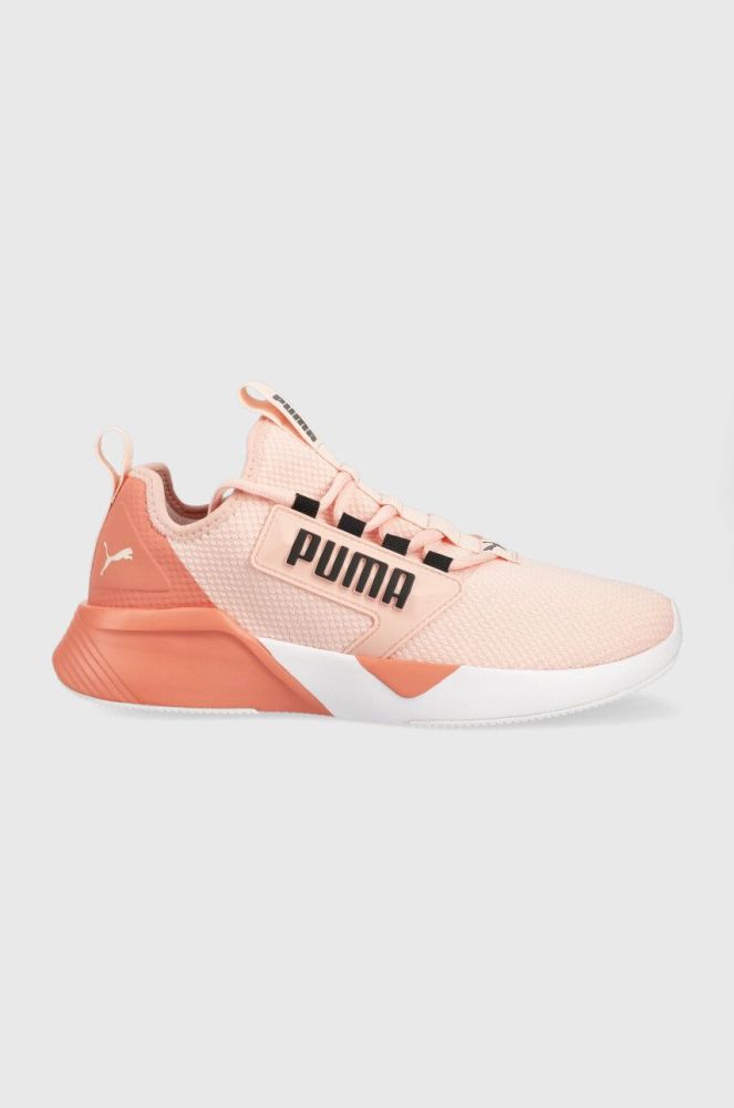 Бігові кросівки Puma retaliate mesh колір чорний на плоскому ходу (2864677)
