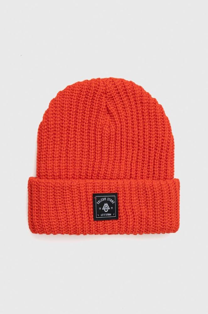 Шапка Volcom колір помаранчевий