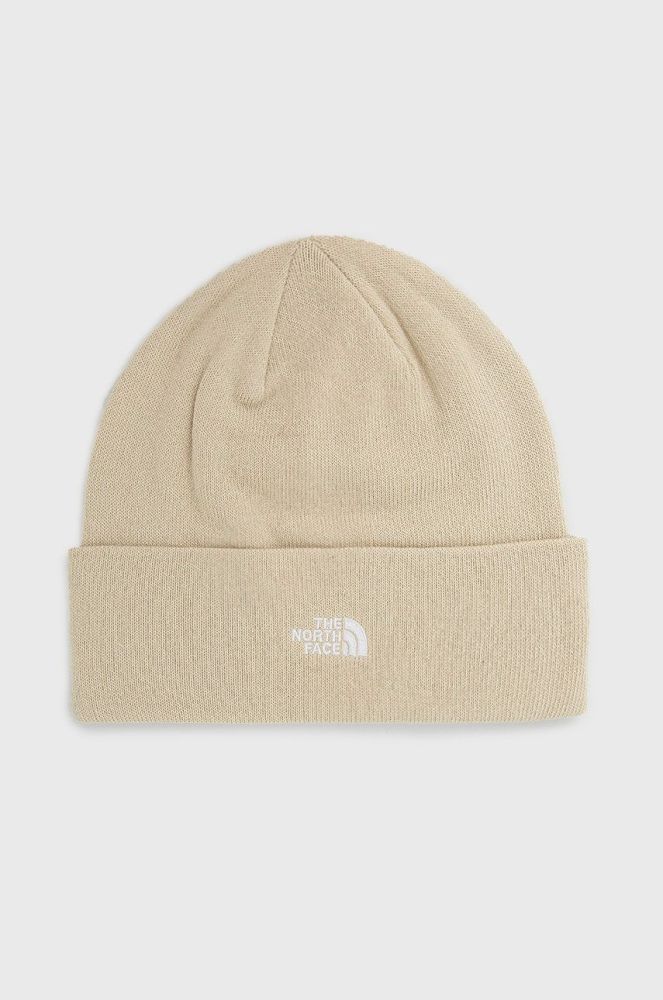 Шапка The North Face колір бежевий (2661163)