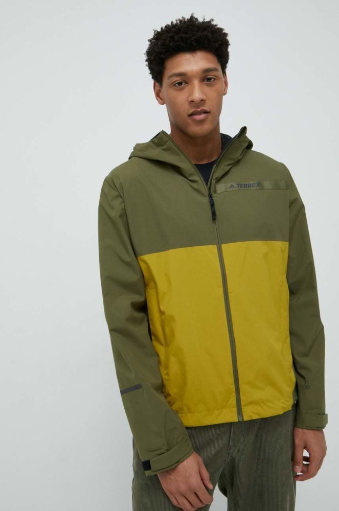 Дощовик adidas TERREX Multi чоловіча колір зелений