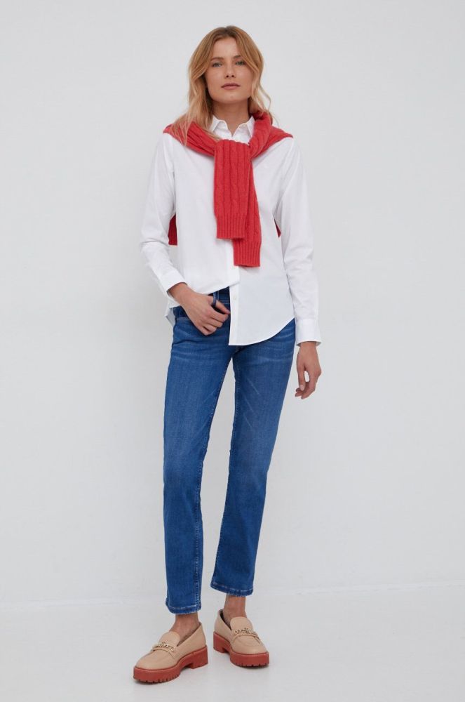 Джинси Pepe Jeans жіночі середня посадка колір блакитний (2486197)