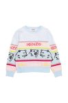 Дитячий светр Kenzo Kids легкий колір блакитний (2702094)