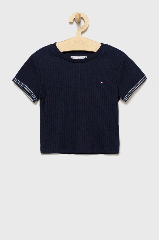 Дитяча футболка Tommy Hilfiger колір синій (2594568)