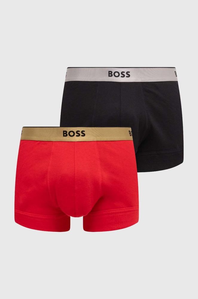 Бавовняні сліпи BOSS 2-pack колір червоний