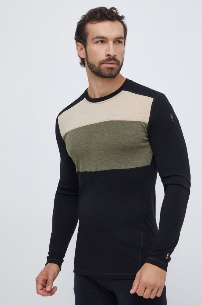Функціональний лонгслів Smartwool Classic Thermal Merino колір чорний (3682594)