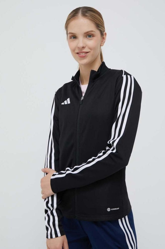 Тренувальна кофта adidas Performance Tiro 23 League колір чорний з аплікацією