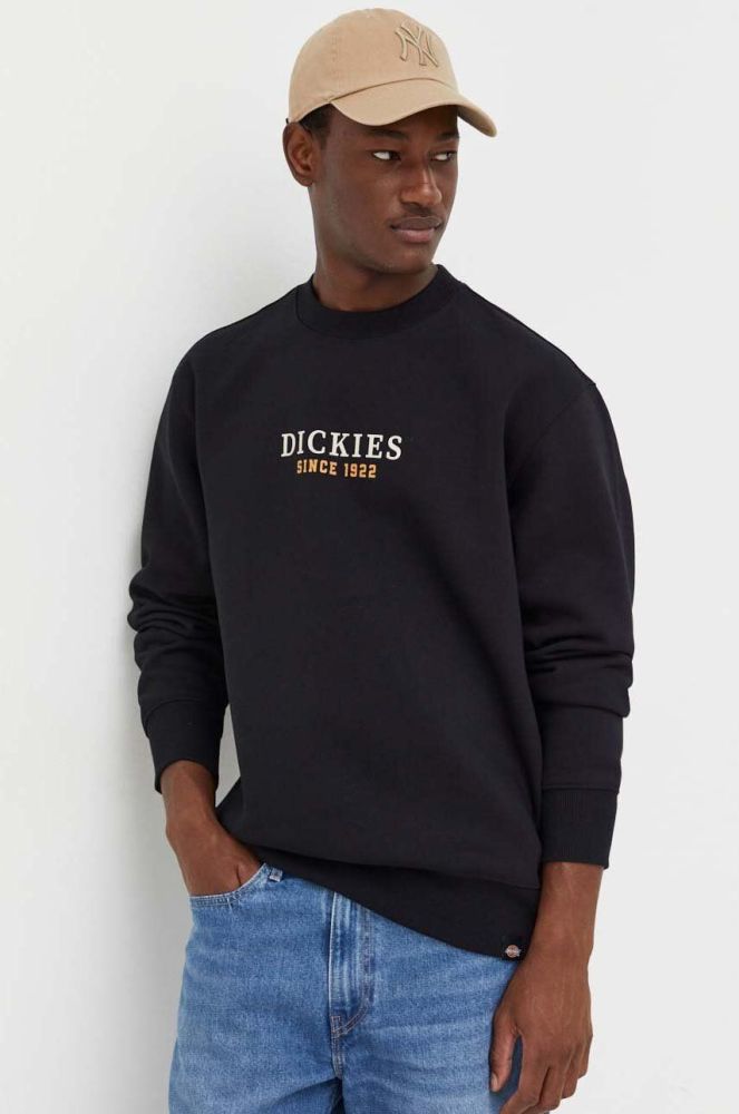 Кофта Dickies чоловіча колір чорний з принтом