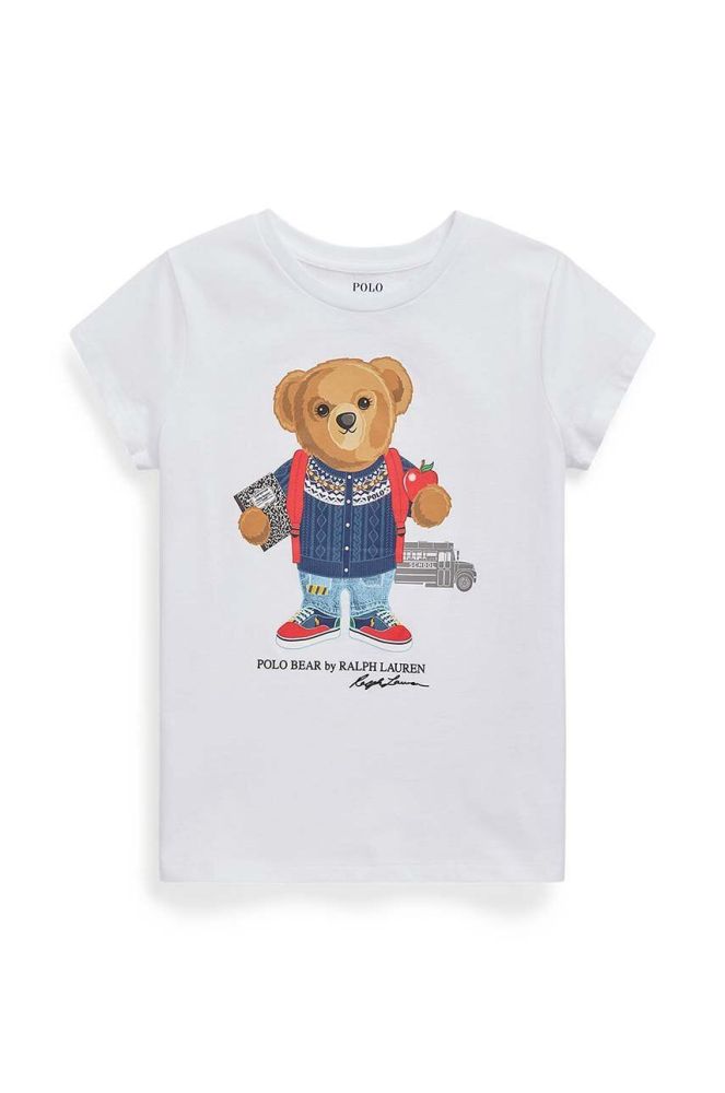 Дитяча бавовняна футболка Polo Ralph Lauren колір білий (3625051)