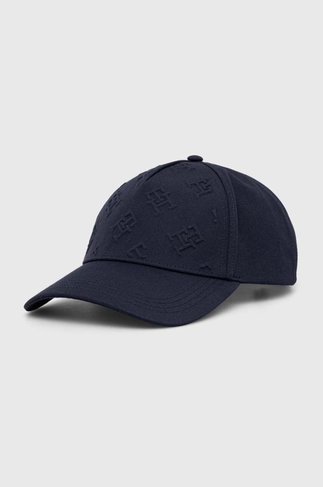 Кепка Tommy Hilfiger колір синій однотонна (3466079)