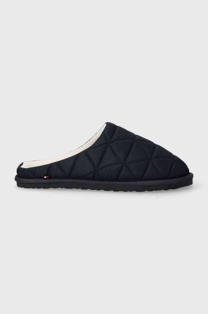 Тапочки Tommy Hilfiger NYLON HILFIGER HOMESLIPPER колір синій FM0FM04771