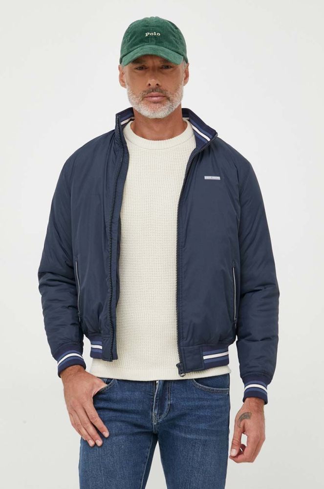 Куртка Pepe Jeans Bon чоловіча колір синій перехідна