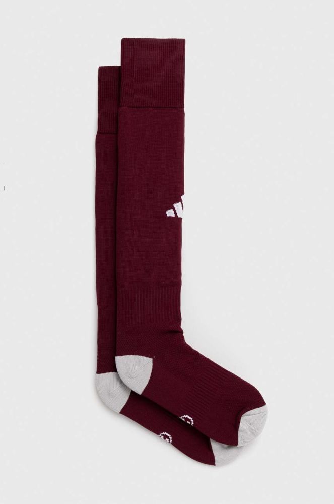 Футбольні гетри adidas Performance Milano 23 колір бордо (3396441)