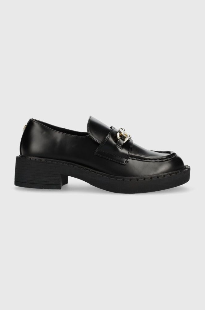 Мокасини Steve Madden Omari жіночі колір чорний на плоскому ходу SM11002721