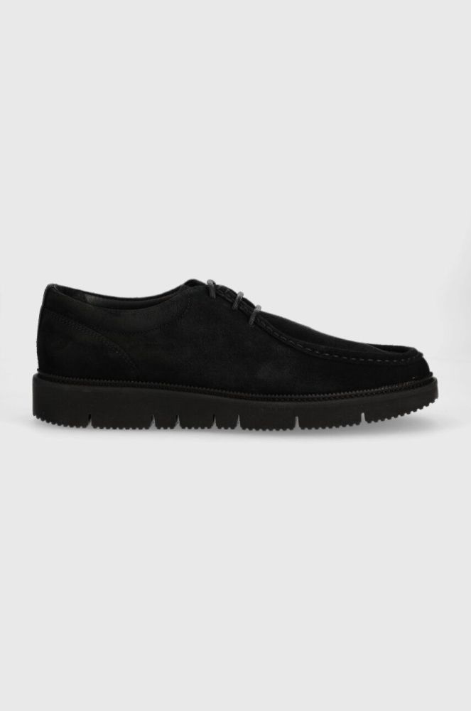 Замшеві туфлі GARMENT PROJECT Eilo Vibram Low чоловічі колір чорний GP2469
