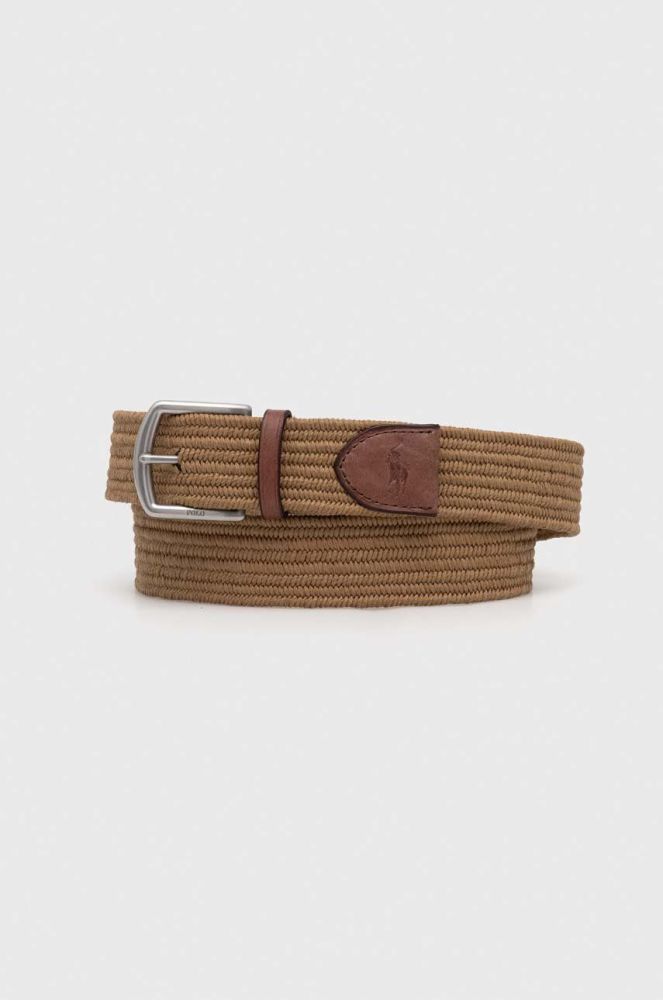 Ремінь Polo Ralph Lauren чоловічий колір зелений