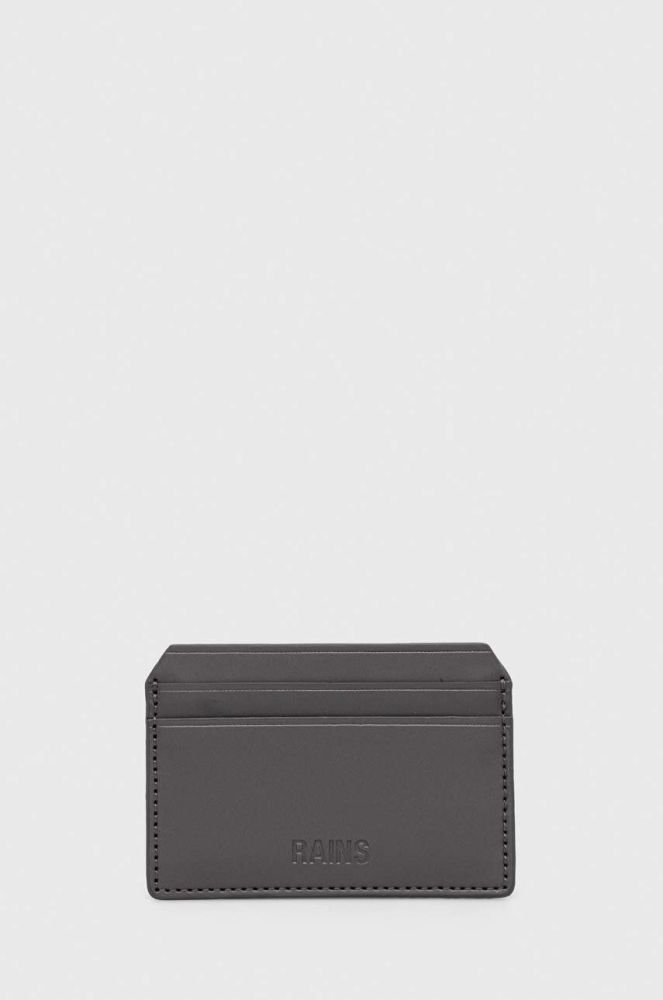 Чохол на банківські карти Rains 16240 Daily Accessories колір сірий