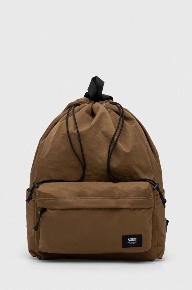 Рюкзак Vans колір коричневий великий однотонний (3547004)