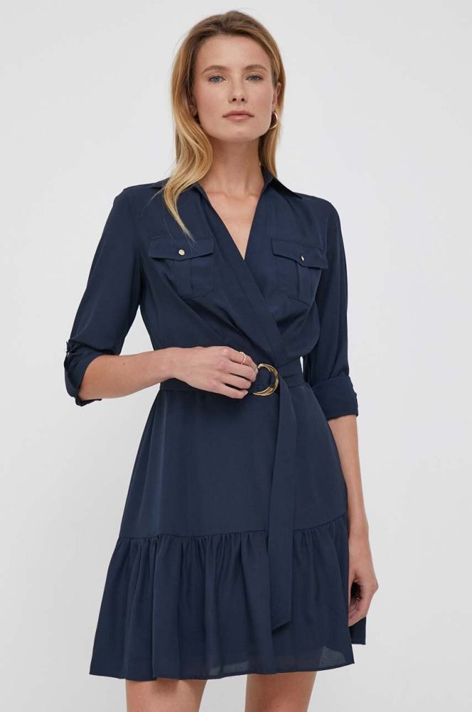 Сукня Lauren Ralph Lauren колір синій mini розкльошена (3342652)