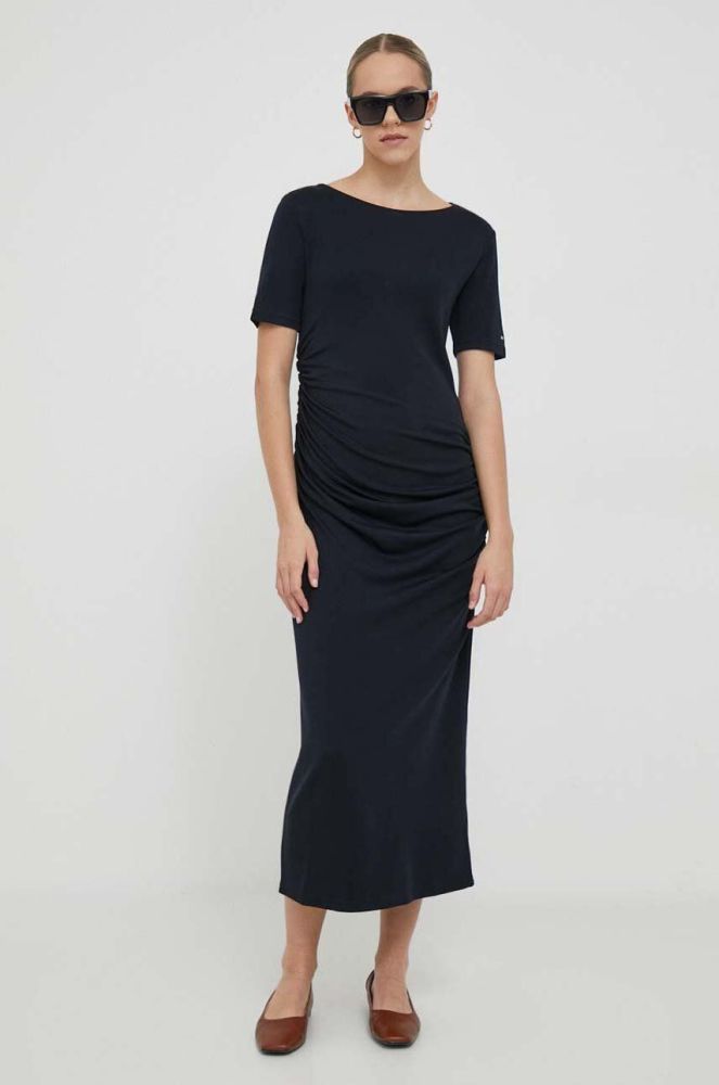 Сукня Tommy Hilfiger колір синій maxi пряма (3578402)