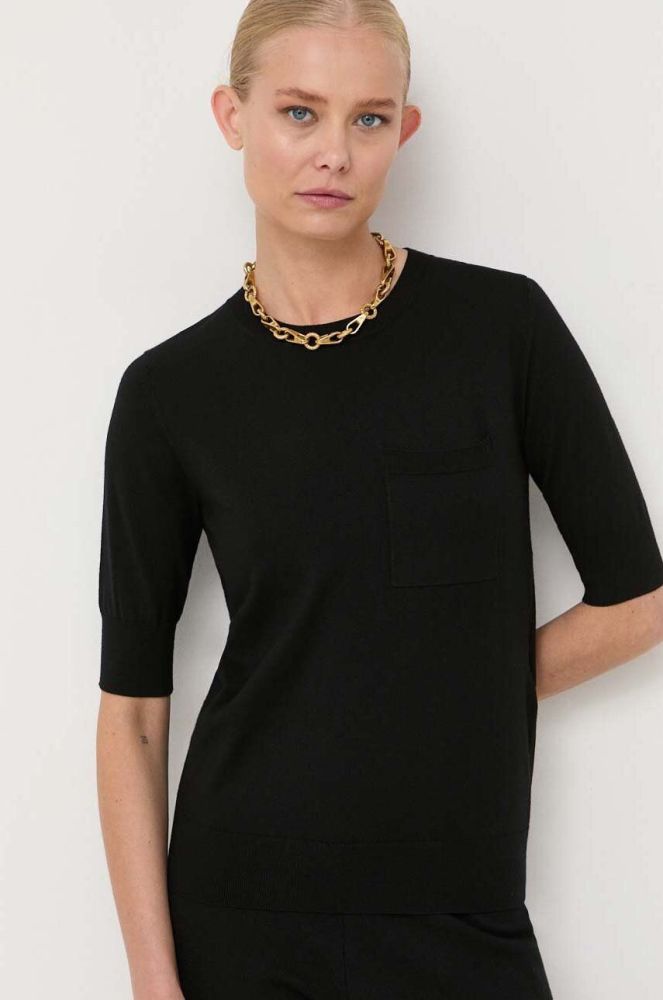 Светр Max Mara Leisure жіночий колір чорний легкий (3416548)