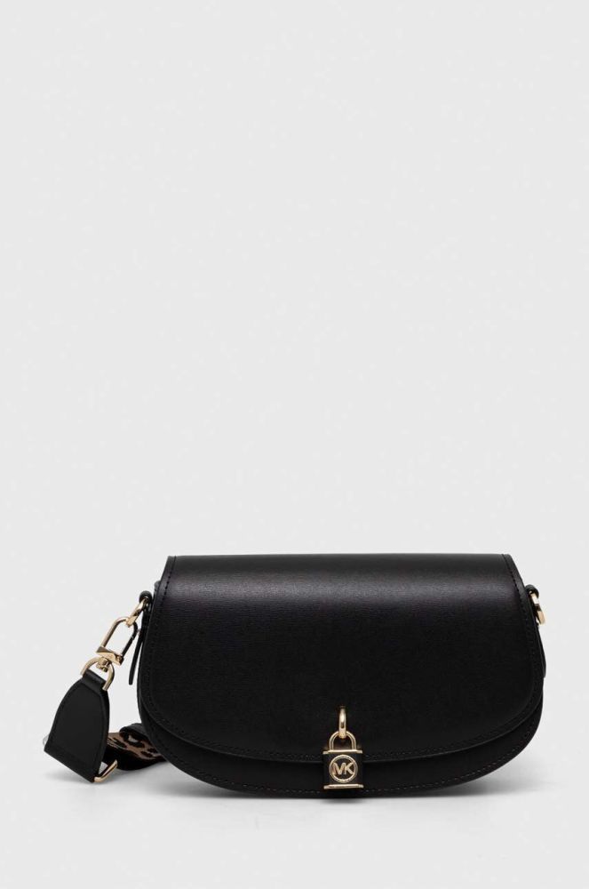 Шкіряна сумочка MICHAEL Michael Kors колір чорний (3558807)