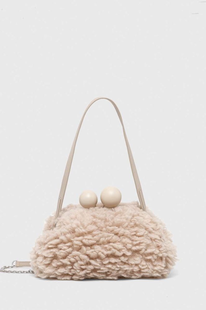 Сумочка Weekend Max Mara колір бежевий
