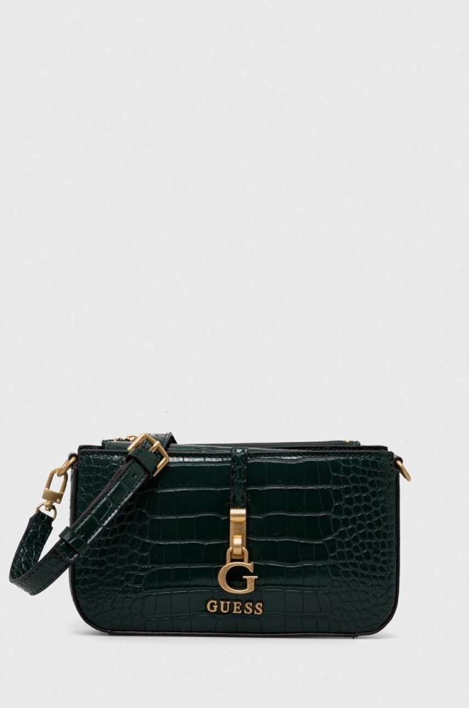 Сумочка Guess колір зелений (3639501)