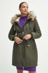 Пальто Medicine жіноче колір зелений зимове (3652770)