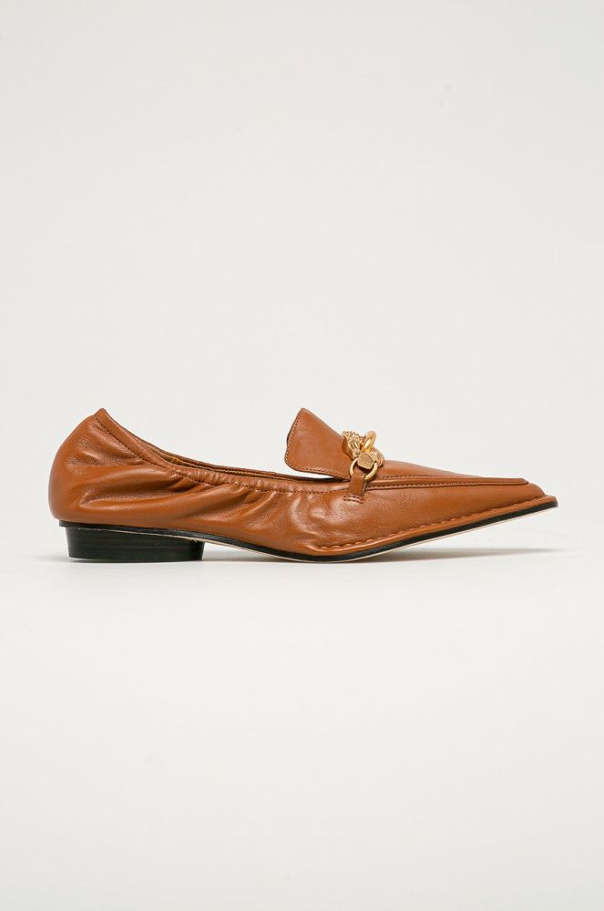 Tory Burch - Шкіряні мокасини колір коричневий (1300286)