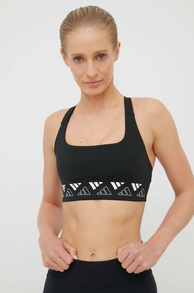Спортивний бюстгальтер adidas Performance Powerimpact HD7691 колір чорний
