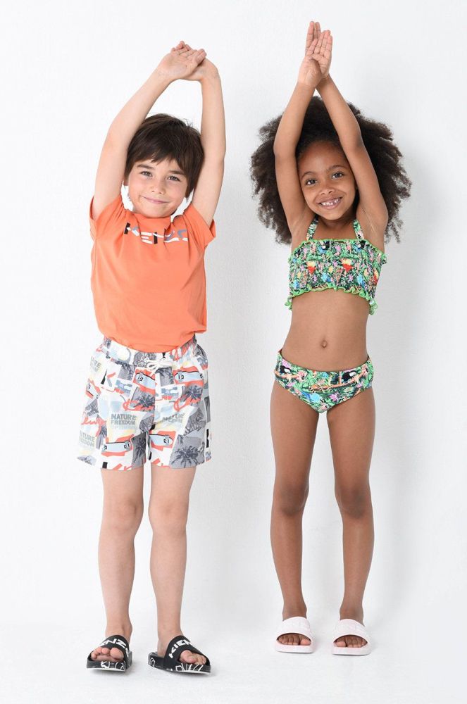 Дитячий купальник Kenzo Kids колір барвистий