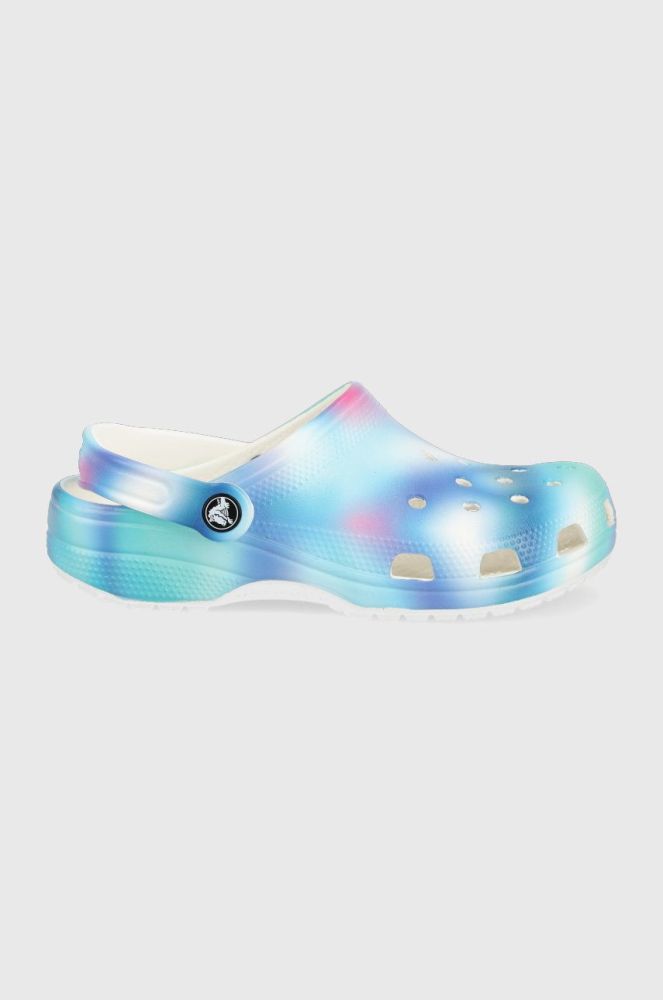 Шльопанці Crocs CLASSIC 207556 жіночі 207556.94S-WHT.MLT колір барвистий