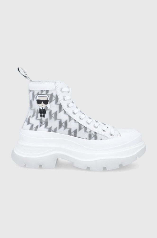 Кеди Karl Lagerfeld Luna жіноче колір білий