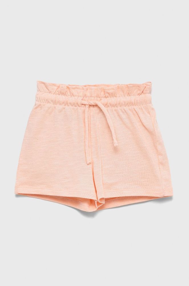 Дитячі бавовняні шорти United Colors of Benetton колір рожевий однотонні (2408874)