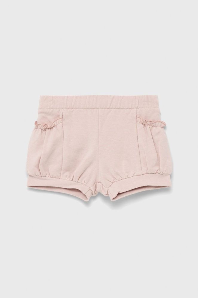 Дитячі шорти United Colors of Benetton колір рожевий однотонні (2220951)
