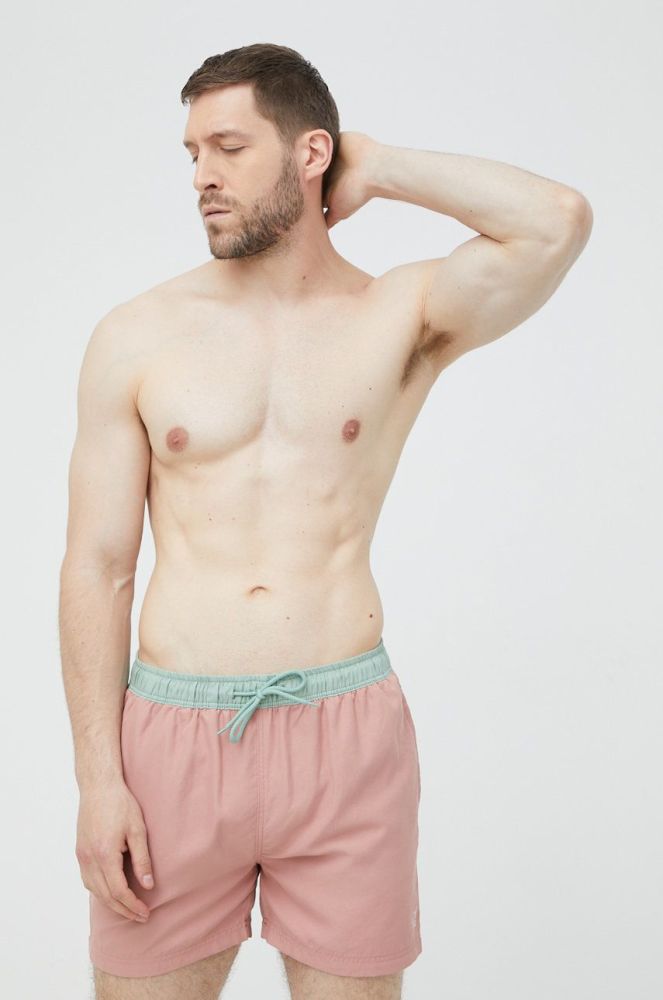 Купальні шорти Selected Homme Homme колір рожевий