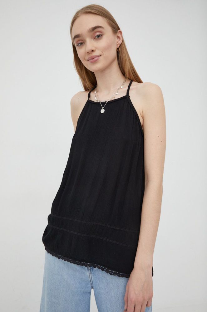 Блузка Superdry колір чорний (2296116)