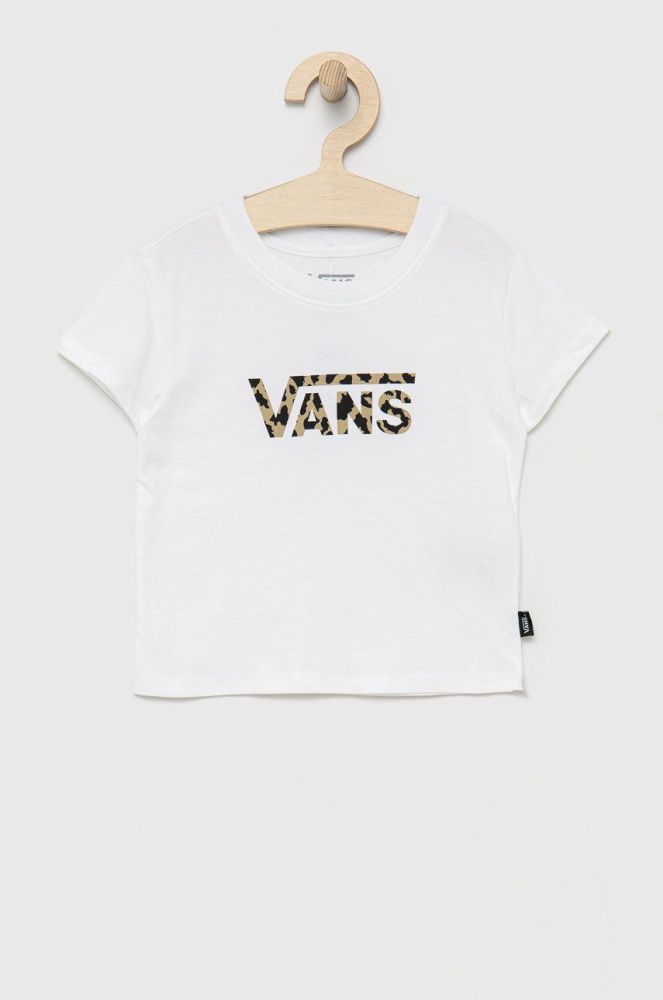 Дитяча бавовняна футболка Vans колір білий (2090528)