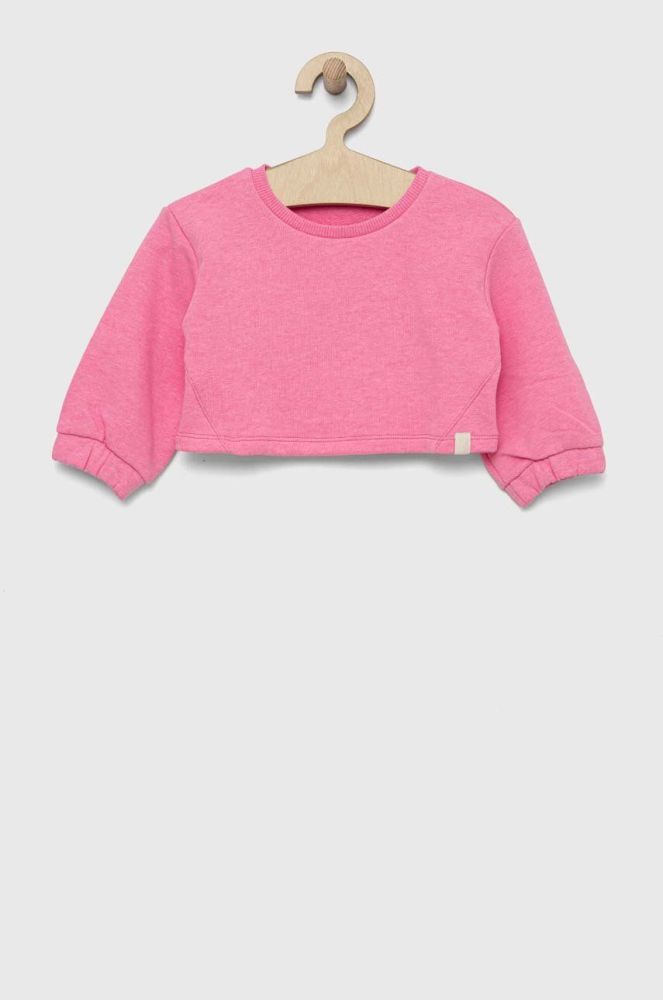 Дитяча кофта United Colors of Benetton колір фіолетовий однотонна (3144168)