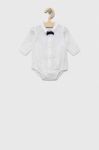 Дитяче бавовняне боді United Colors of Benetton колір білий (3224371)
