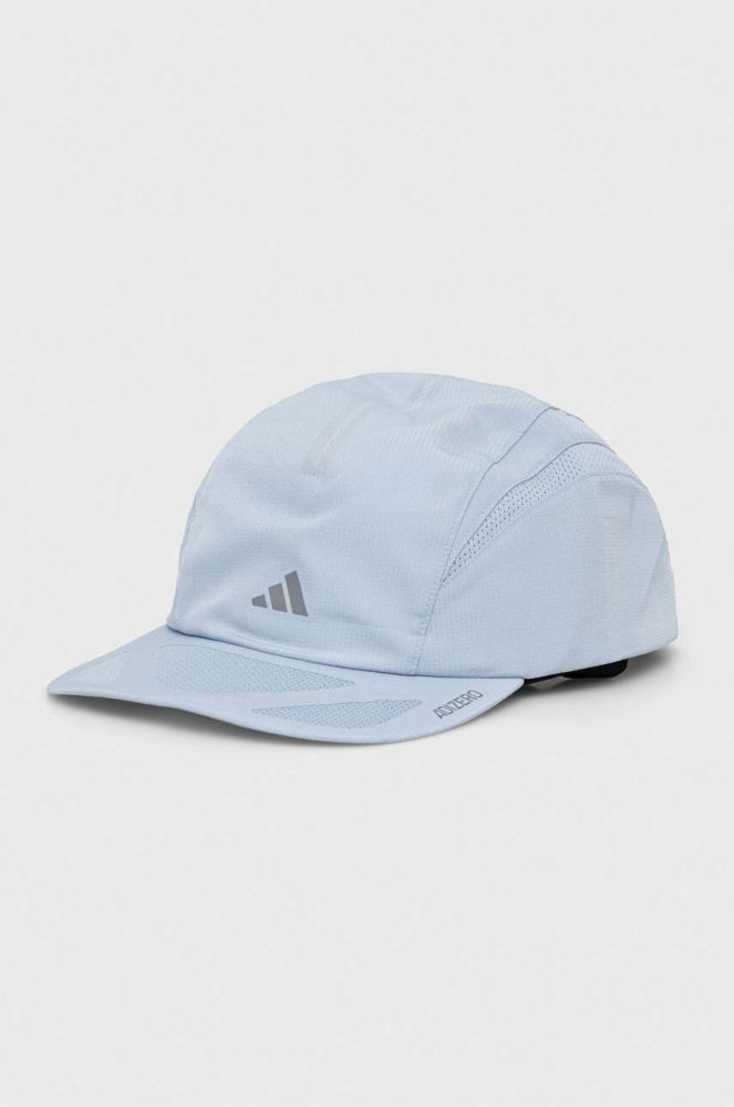 Кепка adidas Performance однотонна колір блакитний